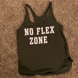 S Army Green VS PINK “No Flex Zone” Workout Tank